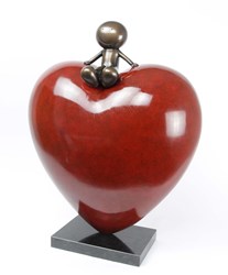 Big Love (Deluxe) by Doug Hyde - Limited Edition Bronze Sculpture sized 18x24 inches. Available from Whitewall Galleries